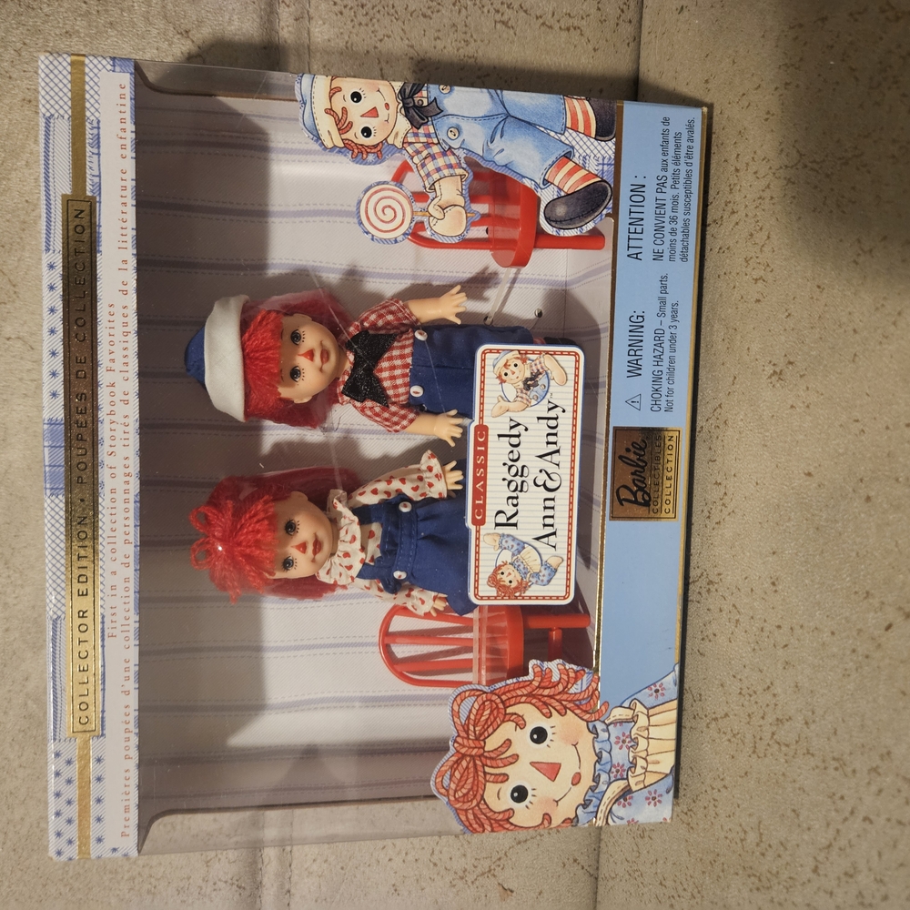 Barbie Collectible Raggedy Ann And Andy